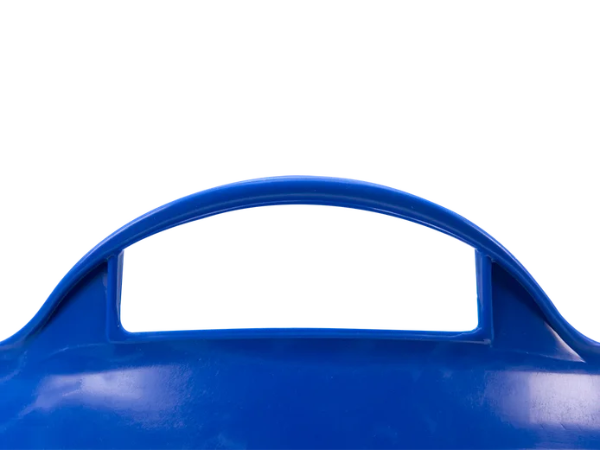 Seau anse plastique usage alimentaire bleu