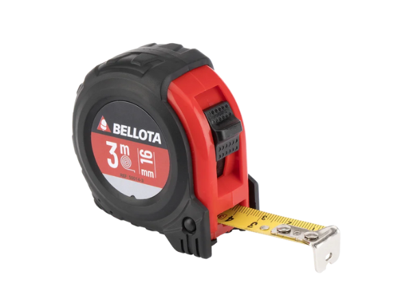 Mètre à ruban bi-matière pour travaux de mesure