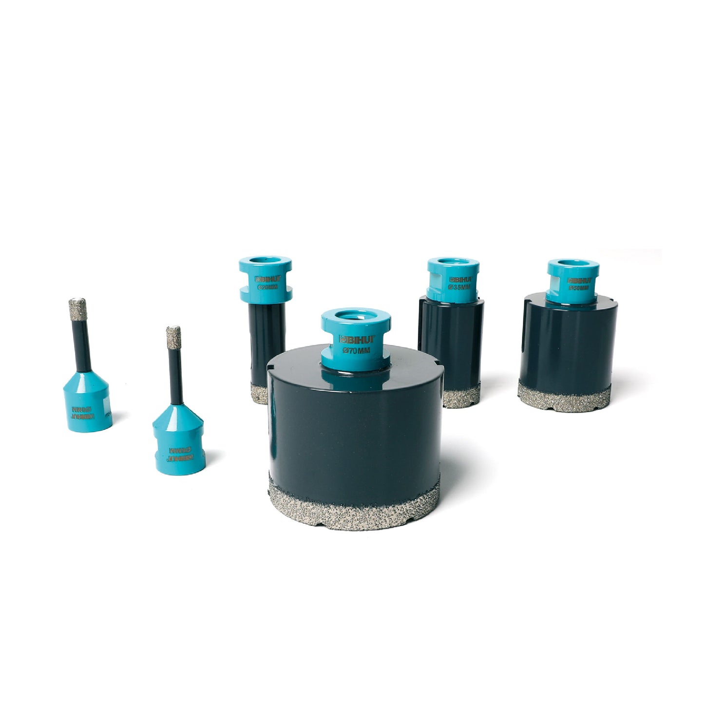 Coffret trépans (M14) - Diamètres 6, 8, 20, 35, 50 et 68 - BIHUI